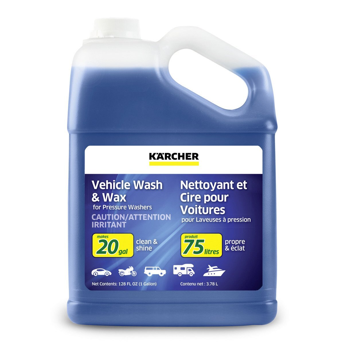 Karcher Vehicle Detergent 1 Gal. 20x Formula, 1g