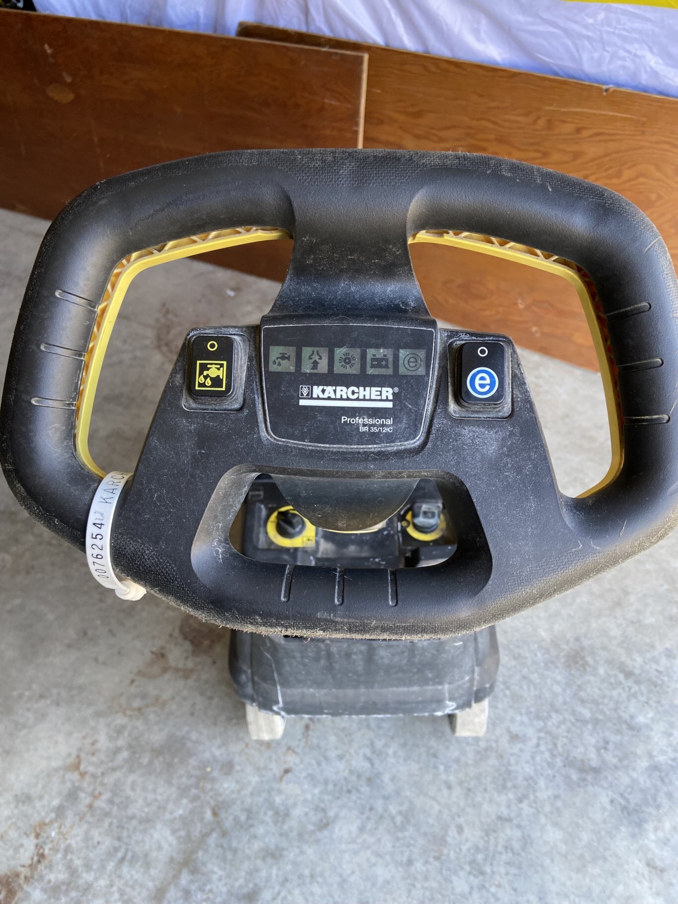 Used Karcher BR35/12 Compact Walk Behind Scrubber