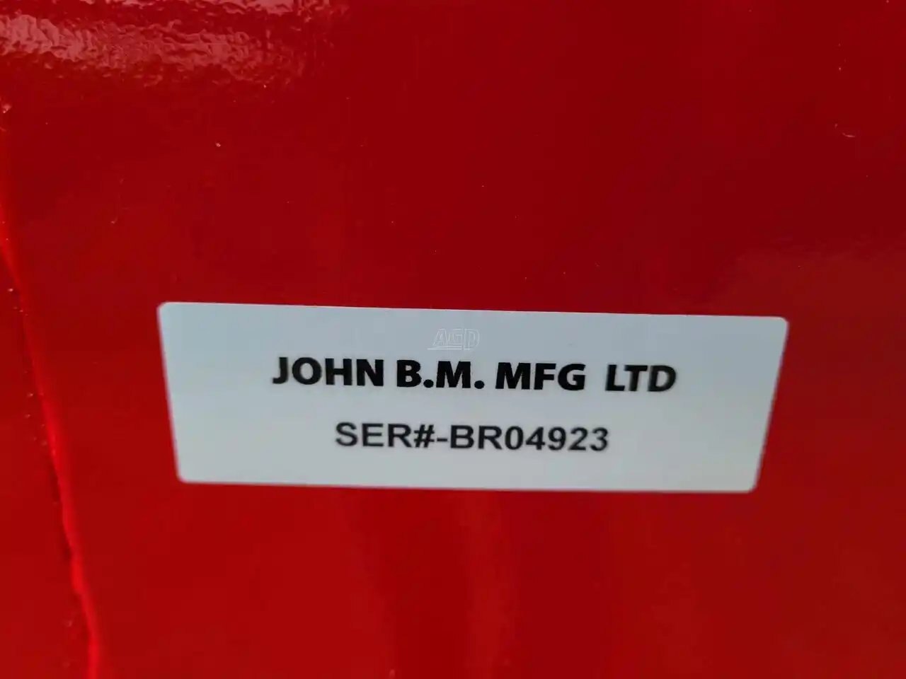 2023 John BM Mfg Ltd. 8.5X30