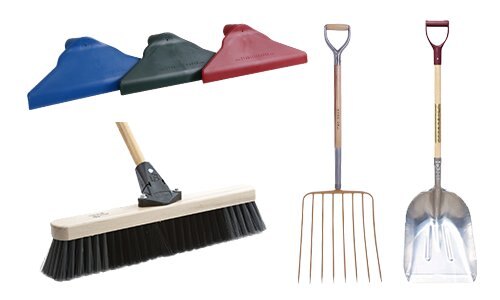 SMB Brooms, Shovels, Scrapers & Forks