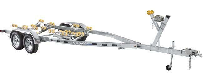Venture Galvanized Tandem Axle Rollers 3650 7950 Load Capacity
