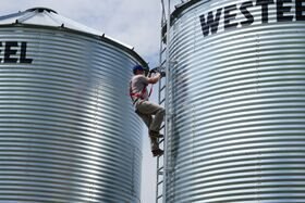 Westeel Unstiffened Wide Corr® Grain Bins