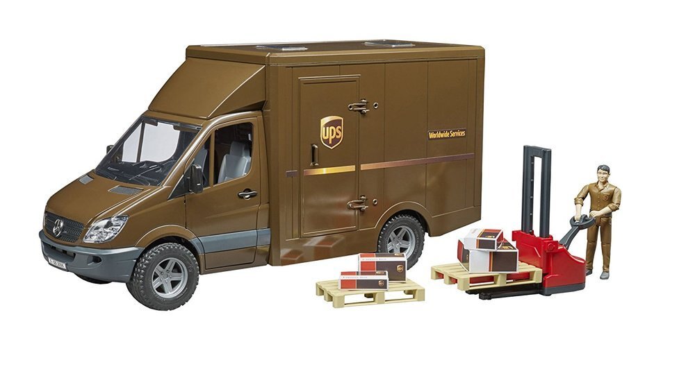 1:16 MB UPS SPRINTER with DRIVER and ACCESSORIES