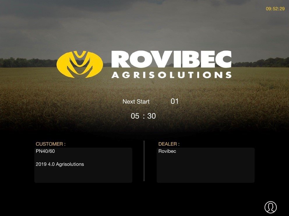 Rovibec Agrigation – Control Panel