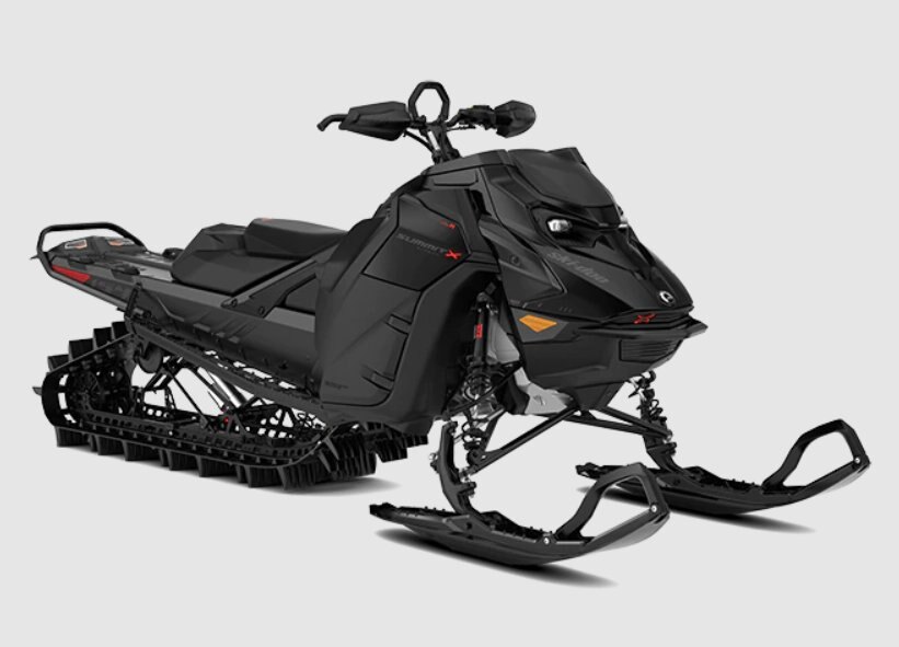 2024 Ski-Doo Summit X with Expert Package Rotax® 850 E-TEC® timeless black painted and orange crush