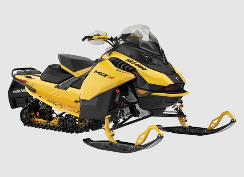 2024 Ski-Doo MXZ X Rotax® 600R E-TEC® Neo Yellow