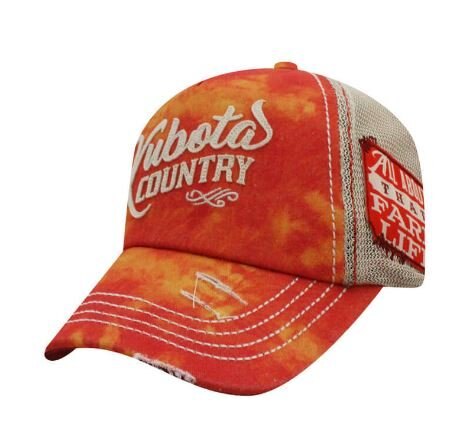 ORANGE KUBOTA COUNTRY ALL ABOUT THAT FARM LIFE HAT