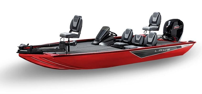Lowe Boats STINGER 195 BASS Candy Apple Red