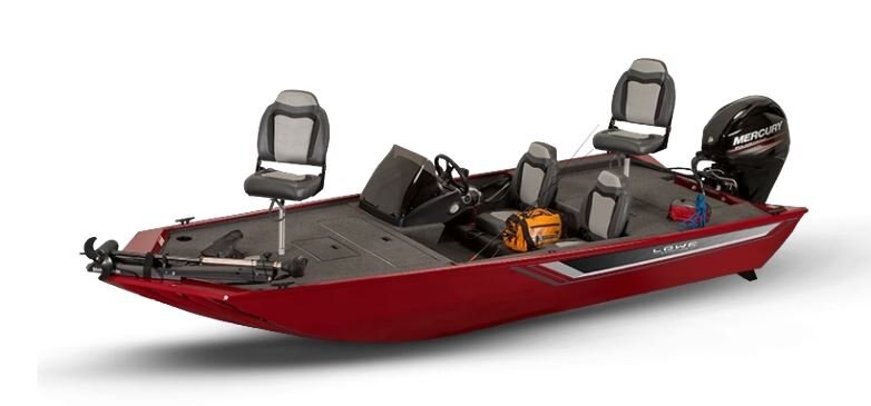 Lowe Boats SKORPION 16 Candy Apple Red Exterior Gray Interior