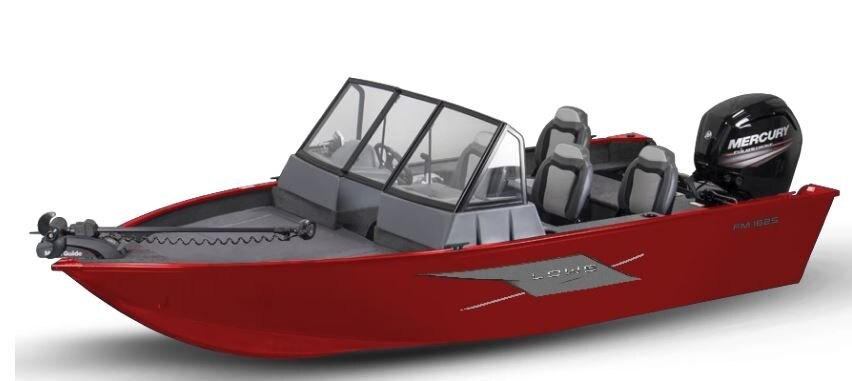Lowe Boats FISHING MACHINE 1625 WT Candy Apple Red