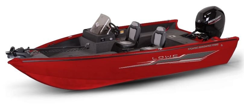 Lowe Boats FISHING MACHINE 1800 SC Candy Apple Red