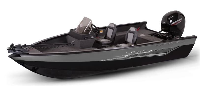 Lowe Boats FISHING MACHINE 1800 SC 2 Tone Black Base & Silver Accent
