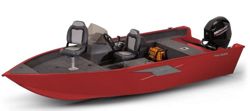 Lowe Boats FISHING MACHINE 1625 SC Candy Apple Red