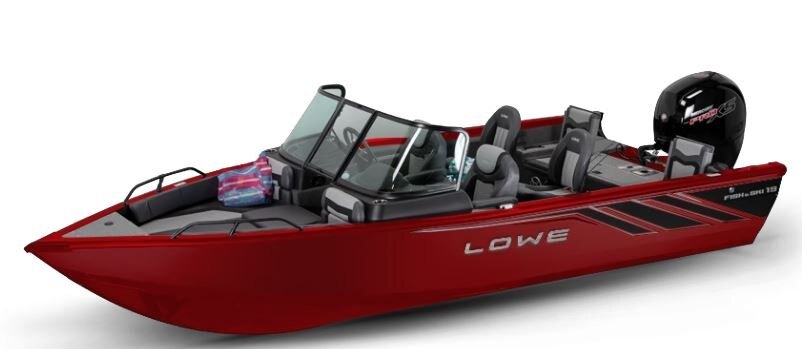 Lowe Boats FISH & SKI 1900 Candy Apple Red