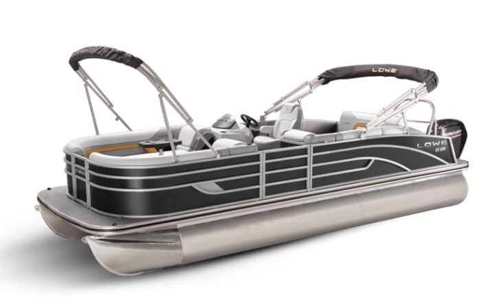 Lowe Boats SS 250CL Black Metallic Exterior Grey Upholstery with Orange Accents