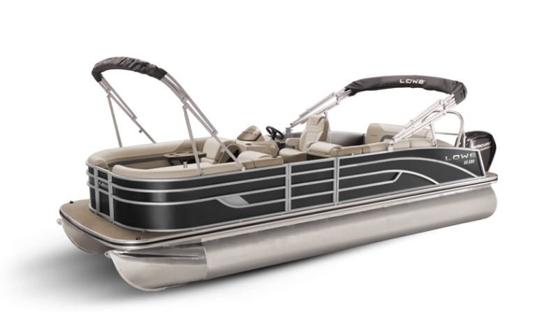 Lowe Boats SS 250CL Black Metallic Exterior Tan Upholstery with Mono Chrome Accents