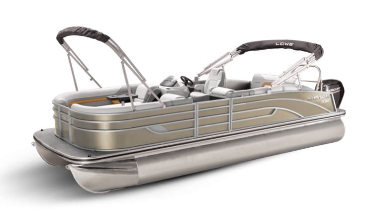Lowe Boats SS 250CL Caribou Metallic Exterior Grey Upholstery with Orange Accents