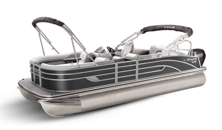 Lowe Boats SS 250CL Charcoal Metallic Exterior Grey Upholstery with Mono Chrome Accents