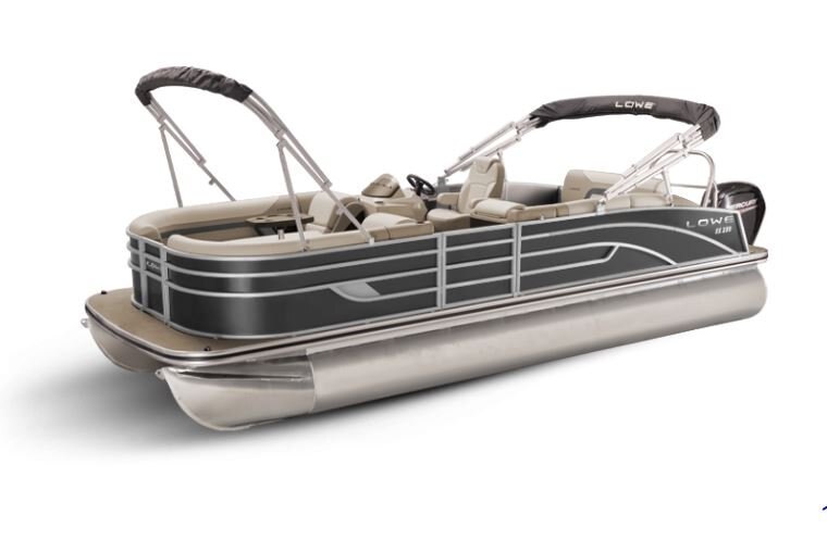 Lowe Boats SS 250CL Charcoal Metallic Exterior Tan Upholstery with Mono Chrome Accents