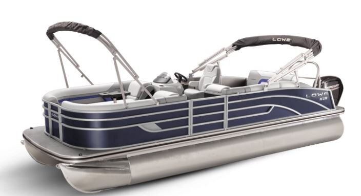Lowe Boats SS 250CL Indigo Metallic Exterior Grey Upholstery with Blue Accents