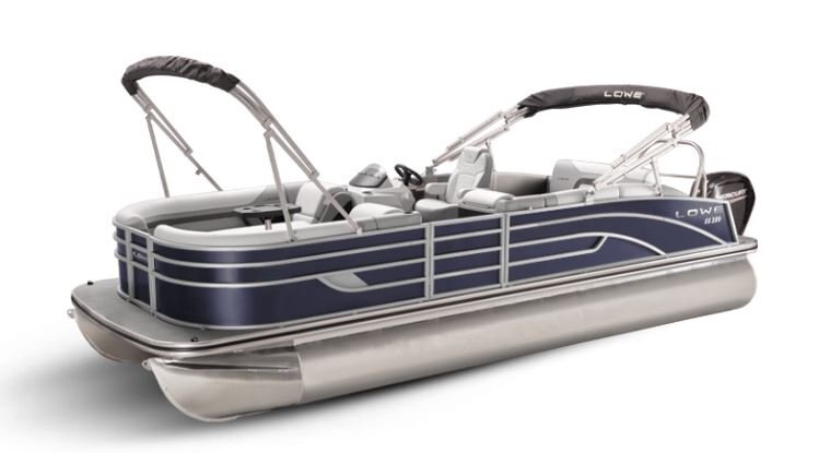 Lowe Boats SS 250CL Indigo Blue Metallic Exterior Grey Upholstery with Mono Chrome Accents