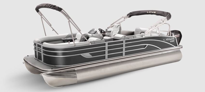 Lowe Boats SS 250CL White Metallic Exterior Tan Upholstery with Mono Chrome Accents