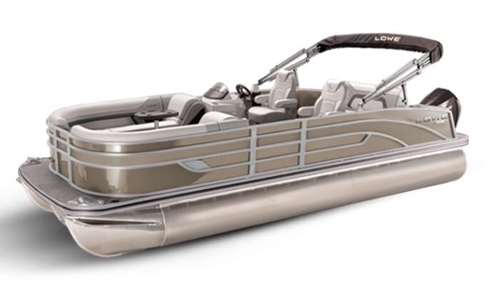 Lowe Boats SS 250DL Caribou Metallic Exterior Grey Upholstery with Mono Chrome Accents