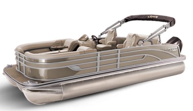 Lowe Boats SS 250DL Caribou Metallic Exterior Tan Upholstery with Mono Chrome Accents