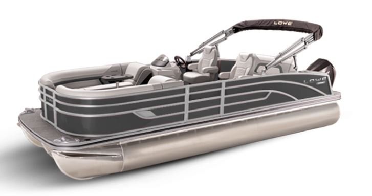 Lowe Boats SS 250DL Charcoal Metallic Exterior Grey Upholstery with Mono Chrome Accents