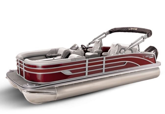 Lowe Boats SS 250DL Wineberry Metallic Exterior Grey Upholstery with Mono Chrome Accents