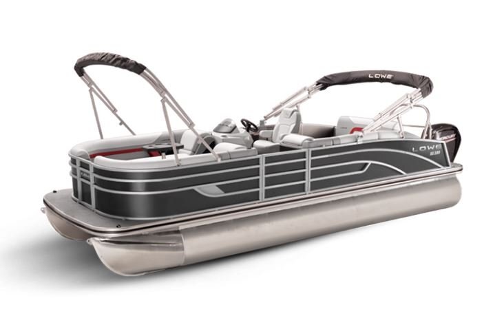 Lowe Boats SS 230CL Charcoal Metallic Exterior Grey Upholstery with Red Accents
