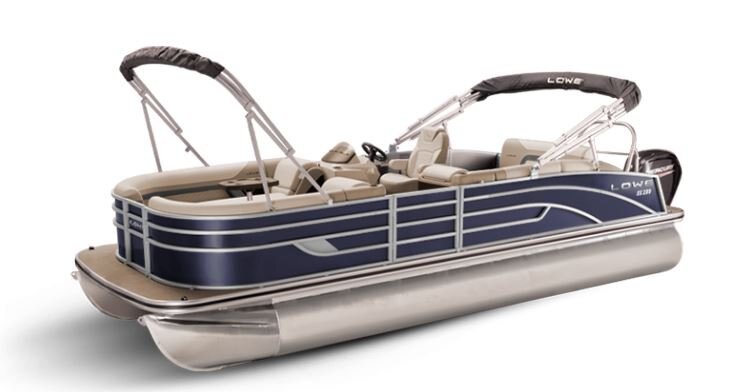 Lowe Boats SS 230CL Indigo Metallic Exterior Tan Upholstery with Mono Chrome Accents