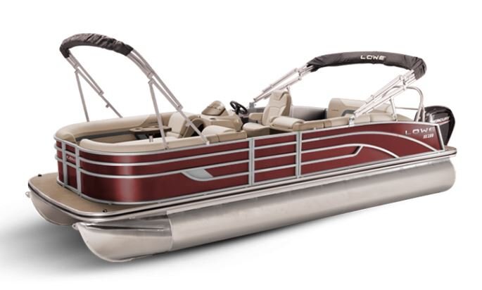 Lowe Boats SS 230CL Wineberry Metallic Exterior - Tan Upholstery with Mono Chrome Accents
