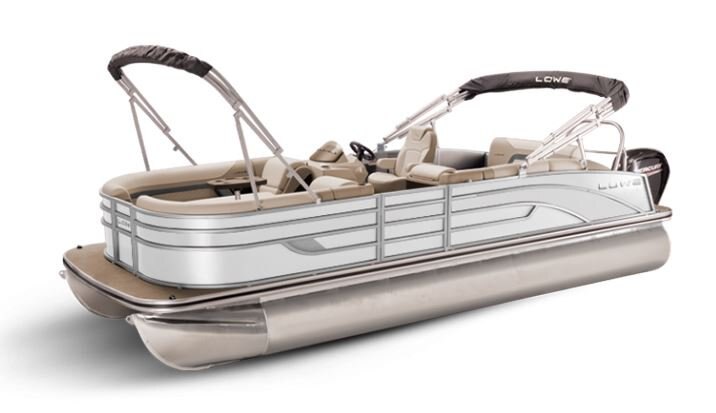 Lowe Boats SS 230CL White Metallic Exterior Tan Upholstery with Mono Chrome Accents