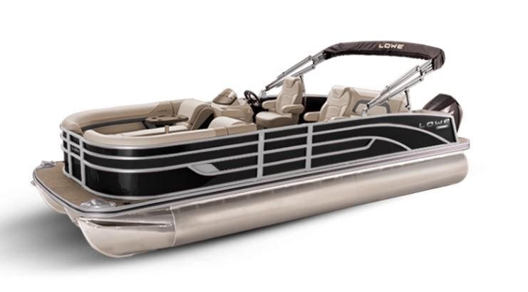 Lowe Boats SS 230DL Black Metallic Exterior Tan Upholstery with Mono Chrome Accents