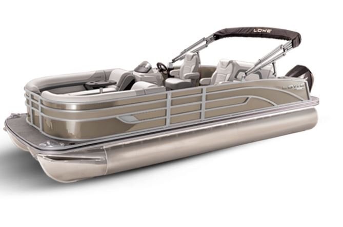 Lowe Boats SS 230DL Caribou Metallic Exterior Grey Upholstery with Mono Chrome Accents
