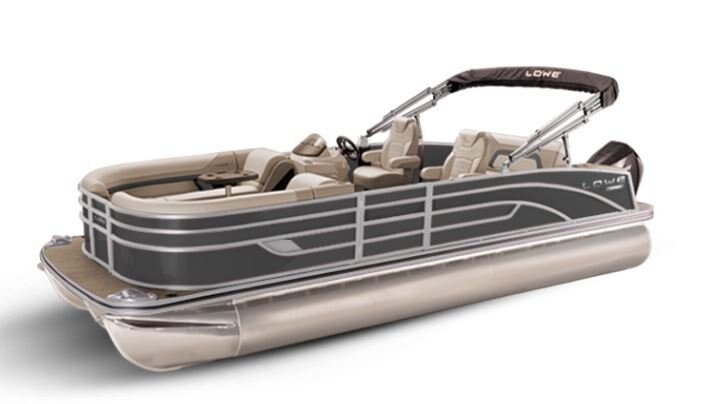 Lowe Boats SS 230DL Charcoal Metallic Exterior Tan Upholstery with Mono Chrome Accents