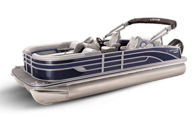 Lowe Boats SS 230DL Indigo Metallic Exterior Grey Upholstery with Blue Accents