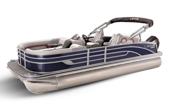 Lowe Boats SS 230DL Indigo Metallic Exterior - Grey Upholstery with Red Accents