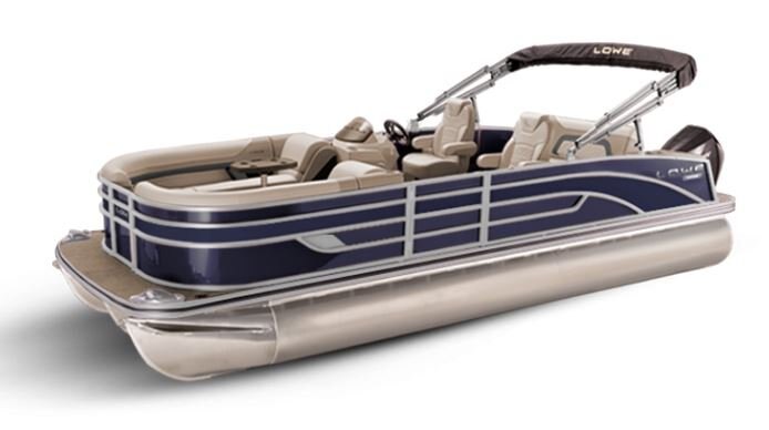 Lowe Boats SS 230DL Indigo Metallic Exterior Tan Upholstery with Mono Chrome Accents