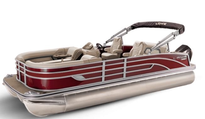 Lowe Boats SS 230DL Wineberry Metallic Exterior Tan Upholstery with Mono Chrome Accents