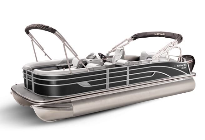 Lowe Boats SS 210CL Black Metallic Exterior - Grey Upholstery with Mono Chrome Accents