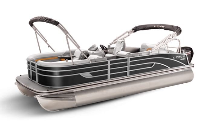 Lowe Boats SS 210CL Black Metallic Exterior - Grey Upholstery with Orange Accents