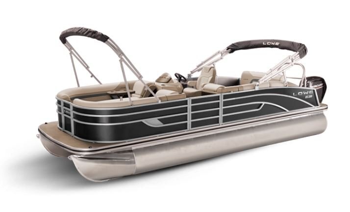 Lowe Boats SS 210CL Black Metallic Exterior Tan Upholstery with Mono Chrome Accents
