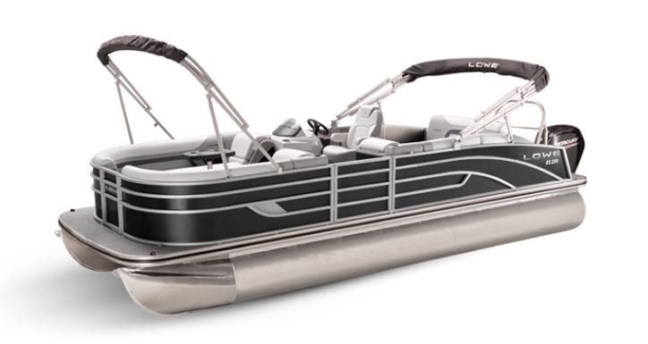 Lowe Boats SS 210CL Caribou Metallic Exterior Grey Upholstery with Orange Accents