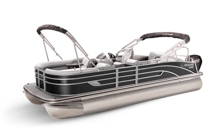 Lowe Boats SS 210CL Charcoal Metallic Exterior Grey Upholstery with Mono Chrome Accents