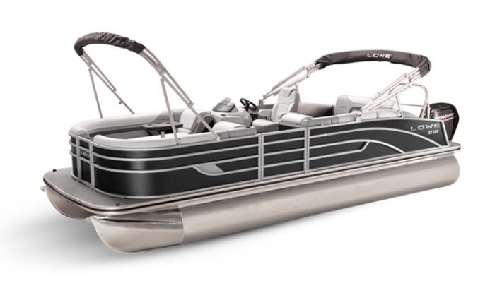 Lowe Boats SS 210CL Charcoal Metallic Exterior - Grey Upholstery with Orange Accents