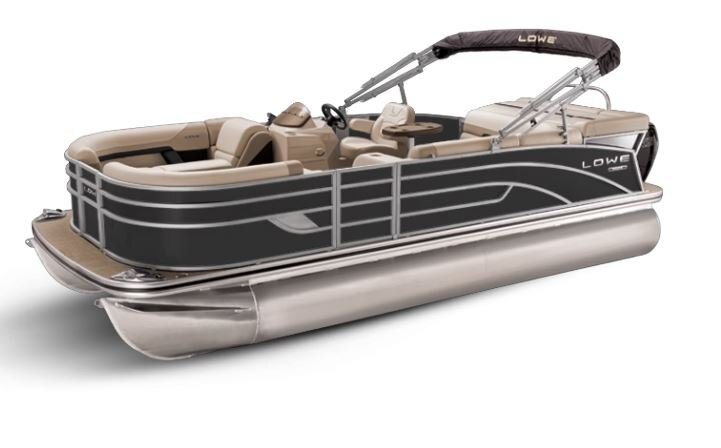 Lowe Boats SS 250 Black Metallic Exterior Tan Upholstery with Mono Chrome Accents