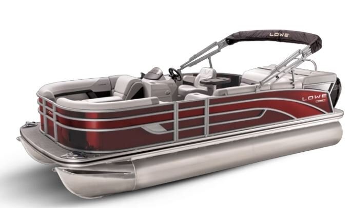 Lowe Boats SS 250 Wineberry Metallic Exterior Grey Upholstery with Mono Chrome Accents