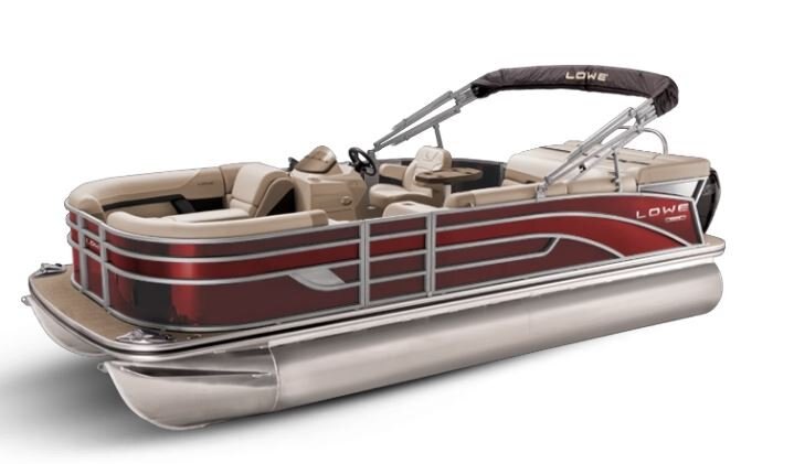 Lowe Boats SS 250 Wineberry Metallic Exterior Tan Upholstery with Mono Chrome Accents